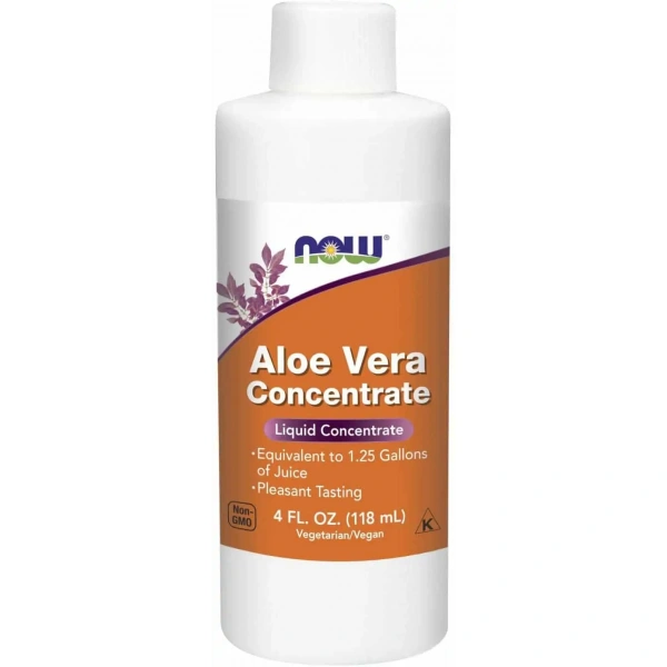 NOW FOODS Aloe Vera Concentrate (Aloe Vera Leaves Concentrate) 118ml
