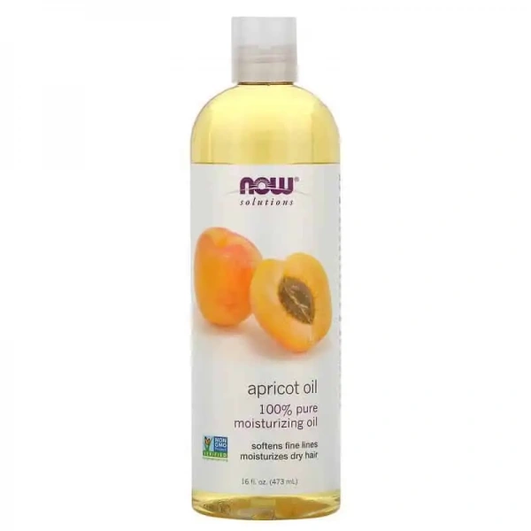 NOW SOLUTIONS Apricot Kernel Oil Pure 16 fl. oz. (473ml)
