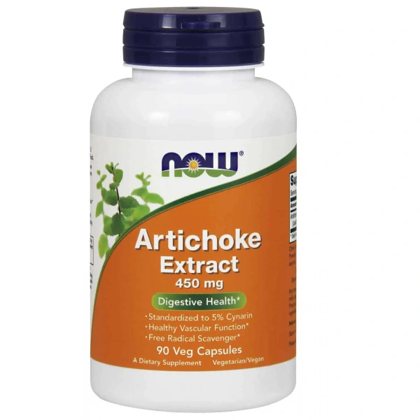 NOW FOODS Artichoke Extract 450mg (Digestive Health) 90 vegetarian capsules