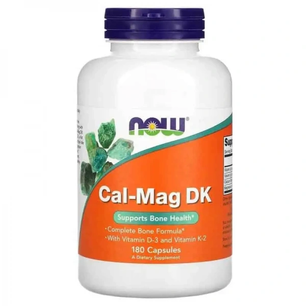 NOW FOODS Cal-Mag DK (Wsparcie Zdrowia Kości) 180 Kapsułek