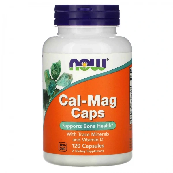 NOW FOODS Cal-Mag (Supports Bone Health) 120 Capsules