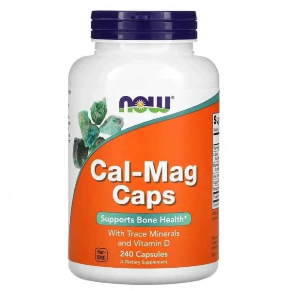 NOW FOODS Cal-Mag (Supports Bone Health) 240 Capsules