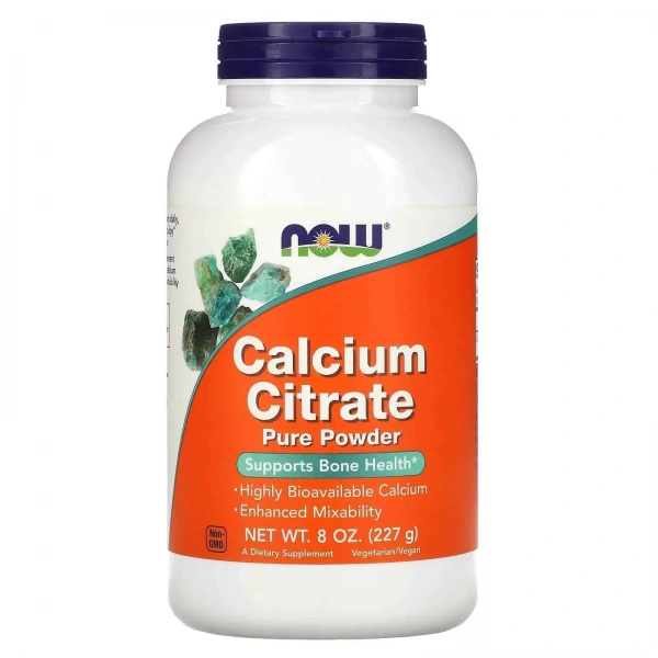 NOW FOODS Calcium Citrate Pure Powder (Cytrynian wapnia w proszku) 227g