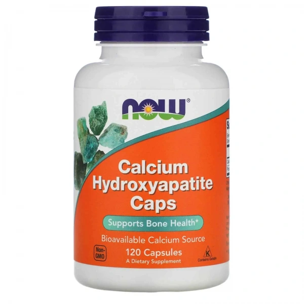 NOW FOODS Calcium Hydroxyapatite (Supports Bone Health) 120 Capsules