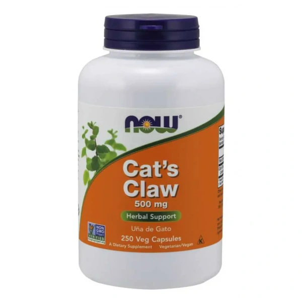 NOW FOODS Cat's Claw 500mg - 250 vegetarian capsules