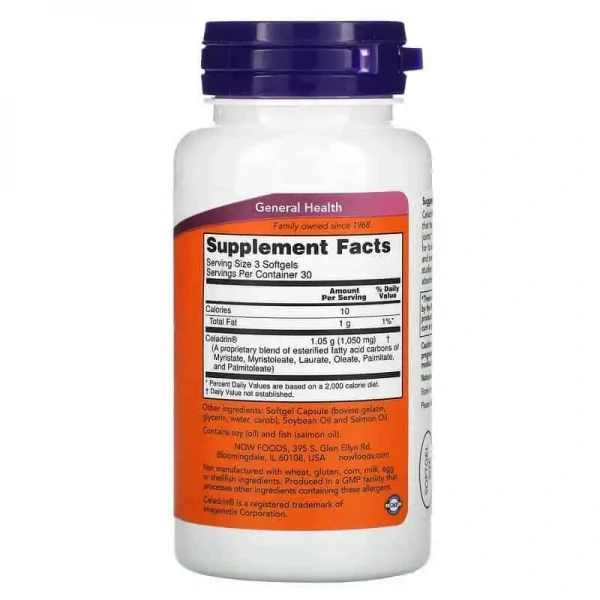 NOW FOODS Celadrin 350mg (Advanced Joint Support) 90 Softgels