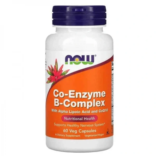 NOW FOODS Co-Enzyme B-Complex (Wsparcie układu nerwowego) 60 Kapsułek wegetariańskich