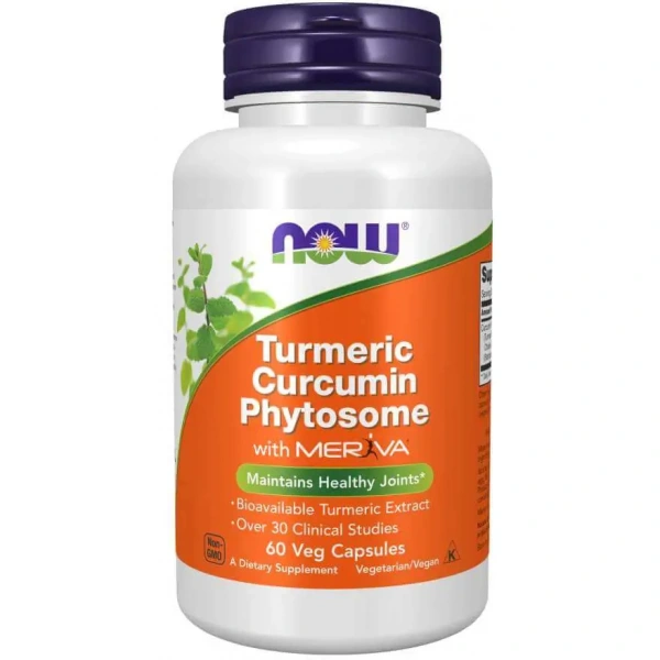 NOW FOODS Curcumin Phytosome (Maintains Healthy Joints) 60 Vegetarian Capsules