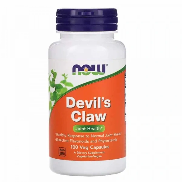 NOW FOODS Devil's Claw (Czarci Pazur, Wsparcie układu ruchu i trawienia) 100 Kapsułek wegetariańskich