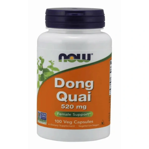 NOW FOODS Dong Quai 520mg (Female Support) 100 vegetarian capsules