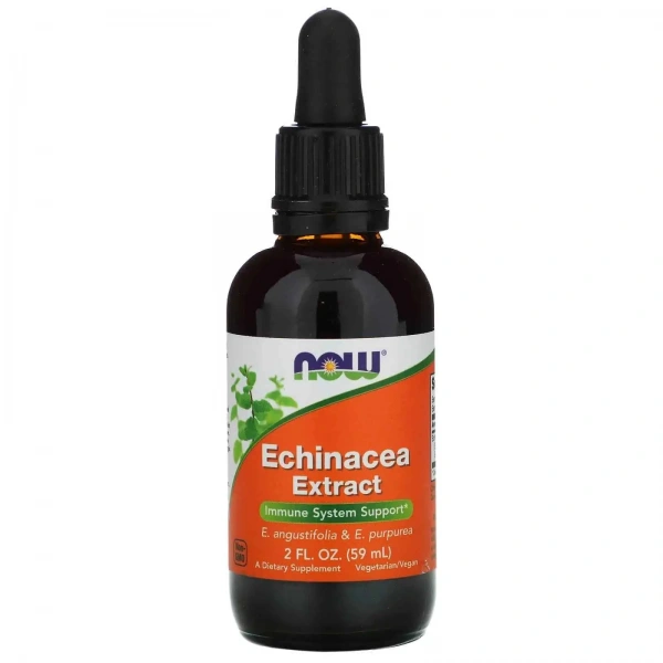 NOW FOODS Echinacea Extract Liquid (Immune System Support) 2 fl. oz. (59ml)