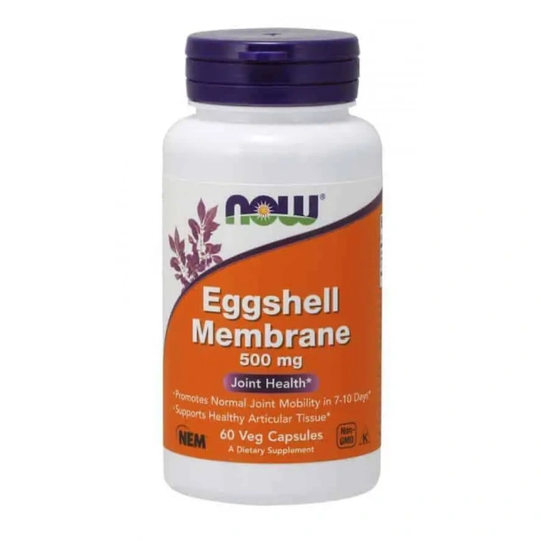 NOW FOODS Eggshell Membrane 500mg (Joint Health) 60 Vegetarian Capsules