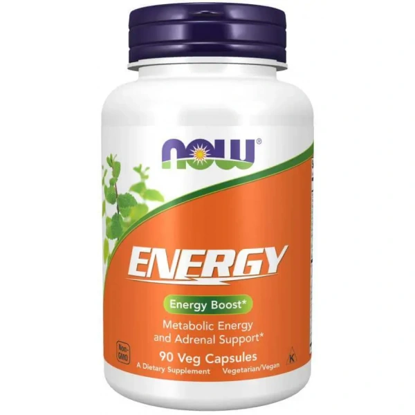 NOW FOODS Energy (Metabolic Energy and Adrenal Support) 90 Vegetarian Capsules