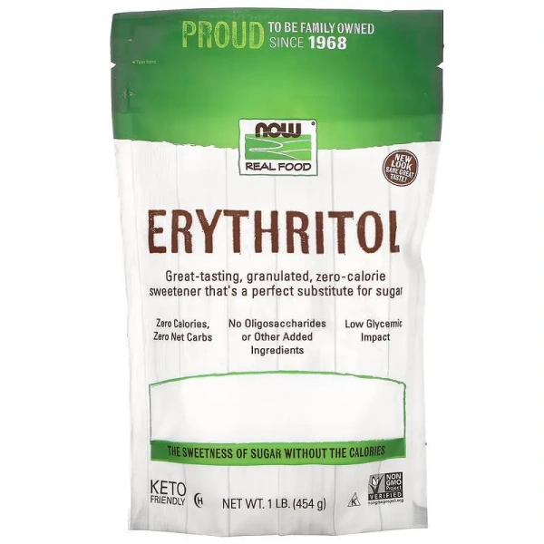 NOW FOODS Erythritol Pure 1 lb. (454g)