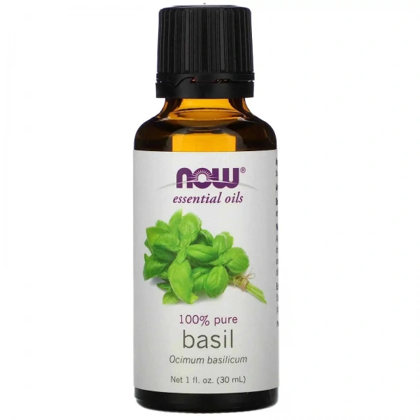NOW FOODS Essential Oil Basil 1 fl. oz. (30ml)
