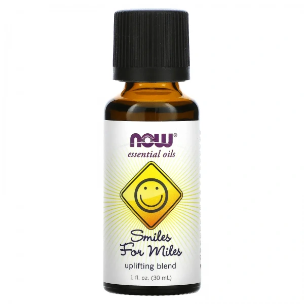 NOW FOODS Essential Oil Smiles for Miles Oil Blend 1 fl. oz. (30ml)