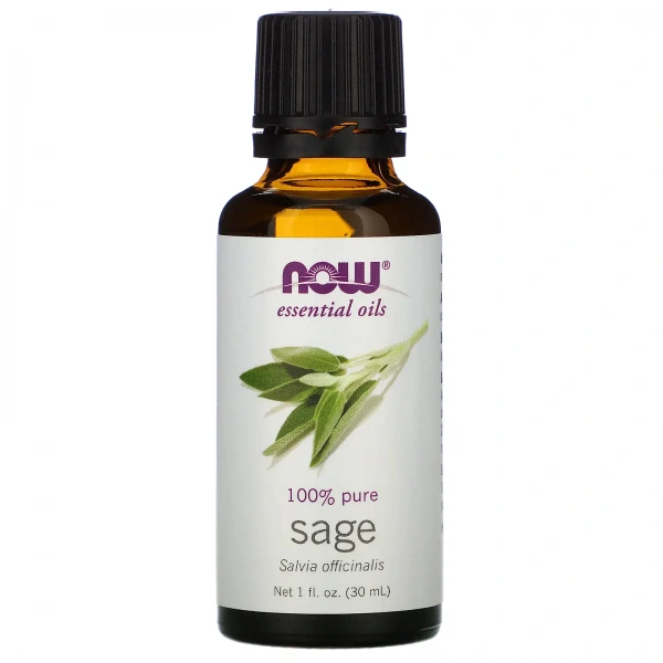 NOW FOODS Essential Oil Sage 1 fl. oz. (30ml)