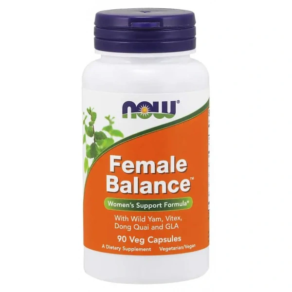 NOW FOODS Female Balance (Wspierająca formuła dla kobiet) 90 Kapsułek wegetariańskich