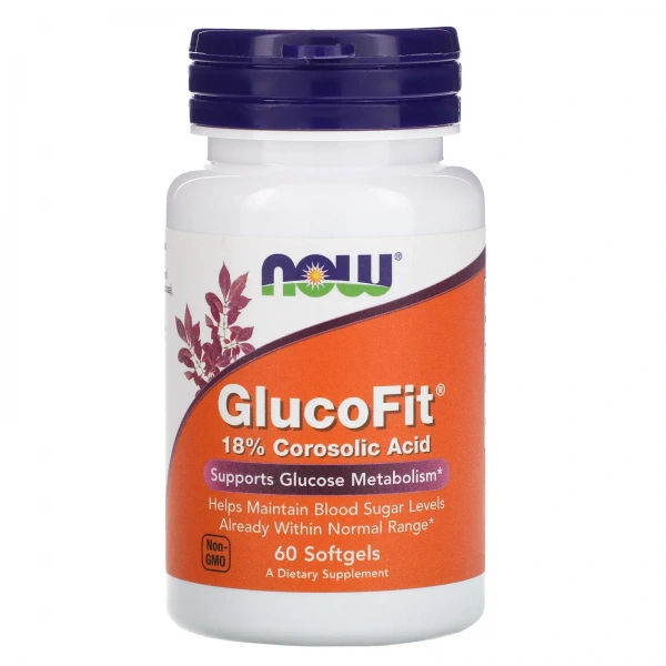 NOW FOODS GlucoFit (Wsparcie metabolizmu glukozy) 60 Kapsułek żelowych