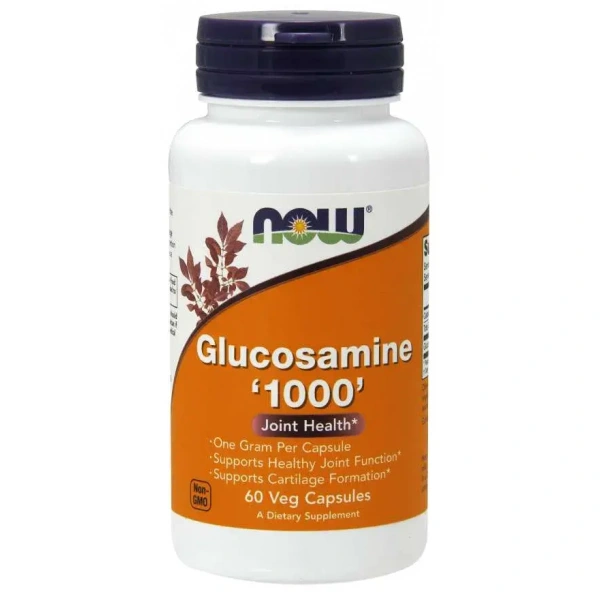 NOW FOODS Glucosamine '1000' (Zdrowie stawów) 60 Kapsułek wegetariańskich