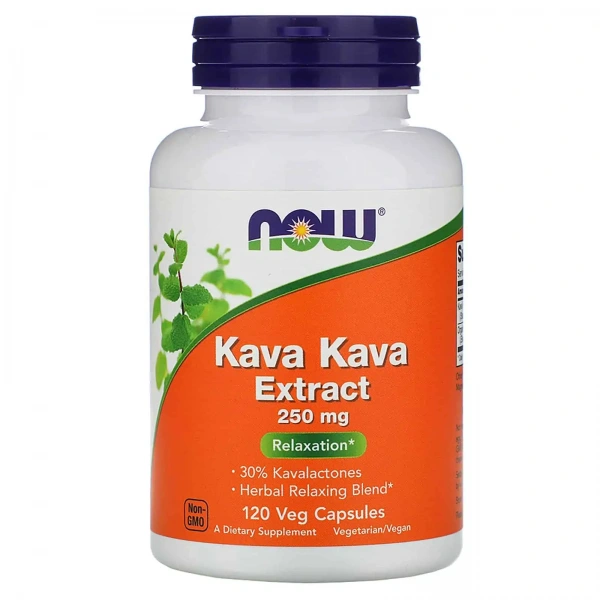 NOW FOODS Kava Kava Extract 120 Kapsułek wegetariańskich