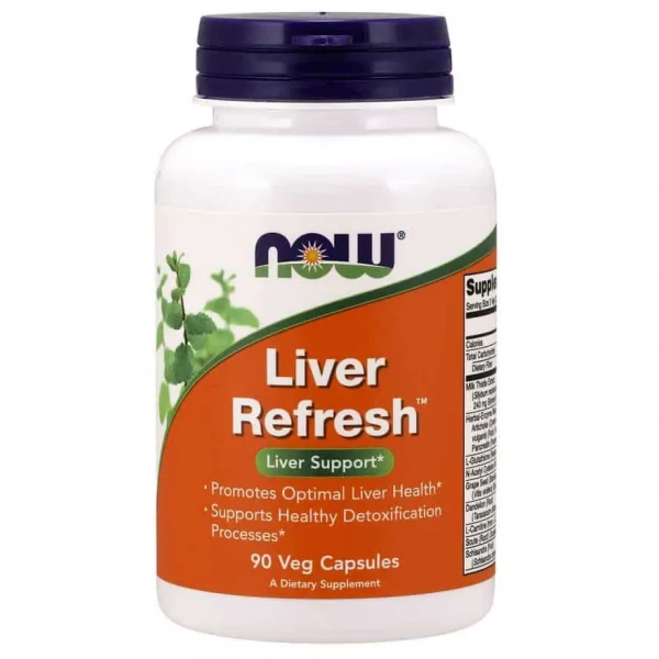 NOW FOODS Liver Refresh (Wsparcie Zdrowia Wątroby) 90 kapsułek wegetariańskich