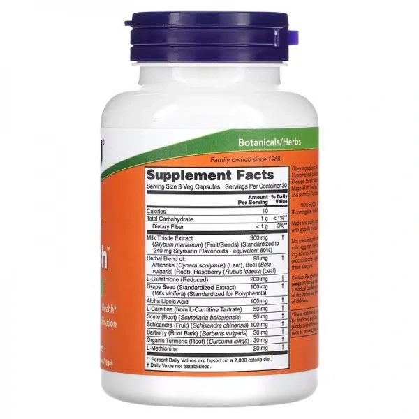 NOW FOODS Liver Refresh (Liver Health Support) 90 Veg Capsules