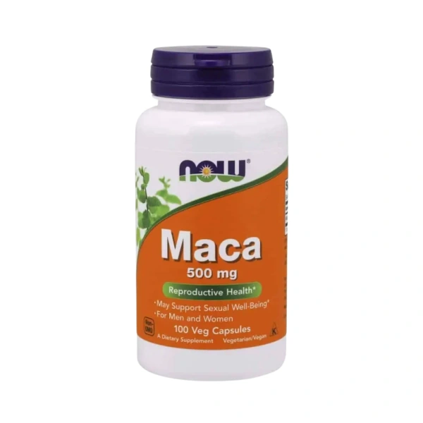 NOW FOODS Maca 500mg (Energy and Vitality) 100 Vegetarian Capsules