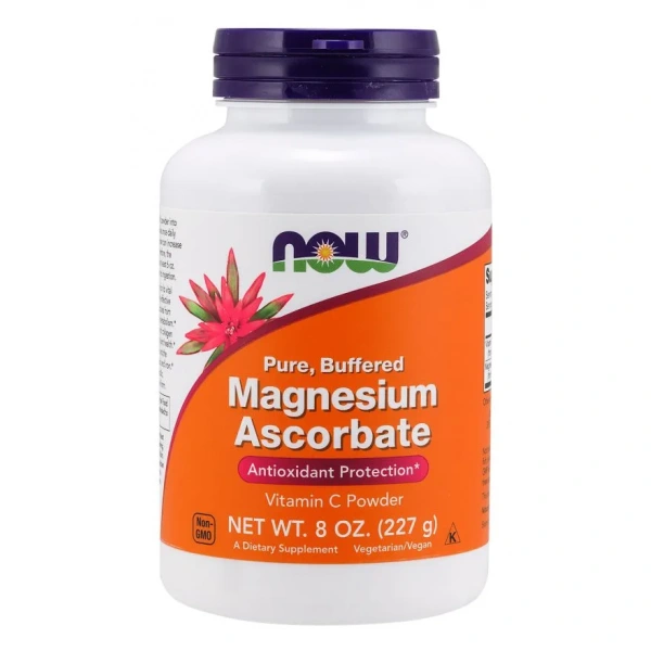 NOW FOODS Magnesium Ascorbate Powder (Askorbinian magnezu w proszku) 227g