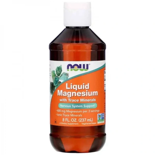 NOW FOODS Liquid Magnesium with Trace Minerals (Magnez, minerały śladowe) 237ml