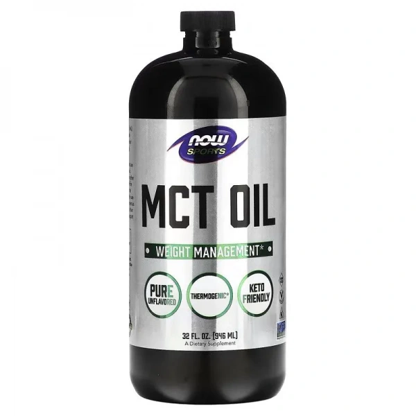 NOW SPORTS MCT Oil 100% Pure (Olej MCT) - 946 ml