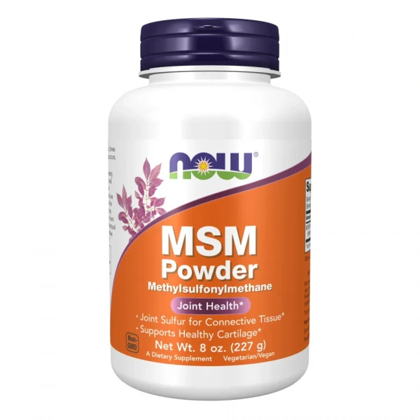 NOW FOODS MSM Powder (Methylsulphonylmethane, Joint Health) 227g
