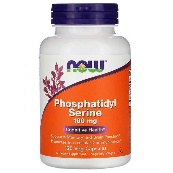 NOW FOODS Phosphatidyl Serine 100mg (Cognitive Function) 120 Vegetarian Capsules