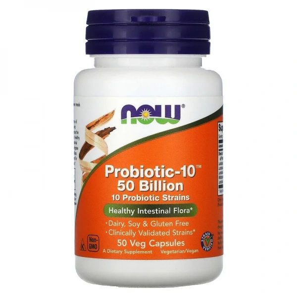 NOW FOODS Probiotic-10 50 Billion 50 vegan caps