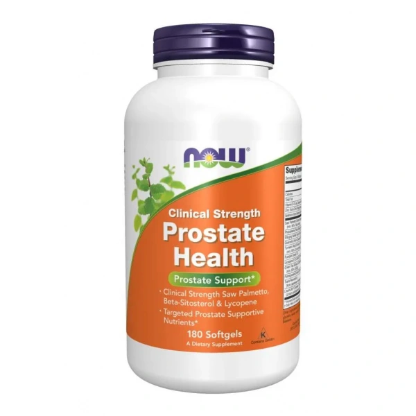 NOW FOODS Prostate Health Clinical Strength (Wsparcie prostaty) 180 Kapsułek żelowych