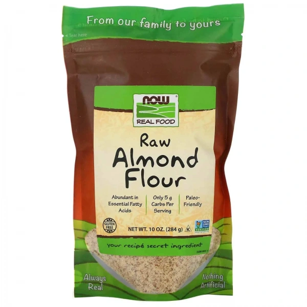 NOW FOODS Raw Almond Flour 10 oz. (284g)
