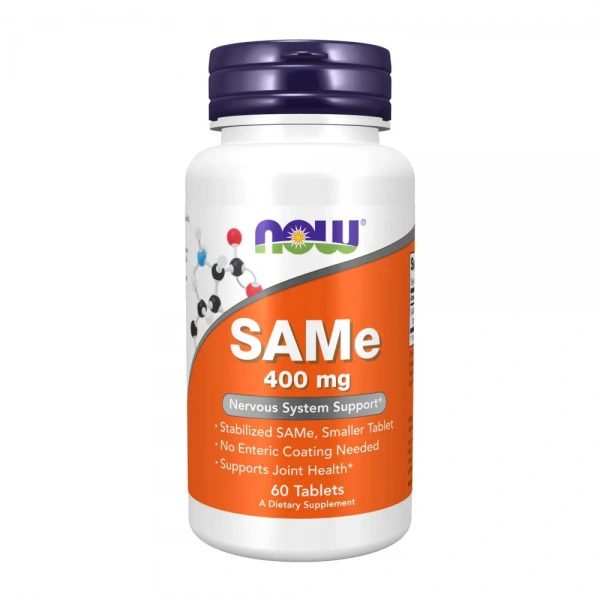 NOW FOODS SAMe 400mg (Support for the nervous system and joints) 60 Tablets