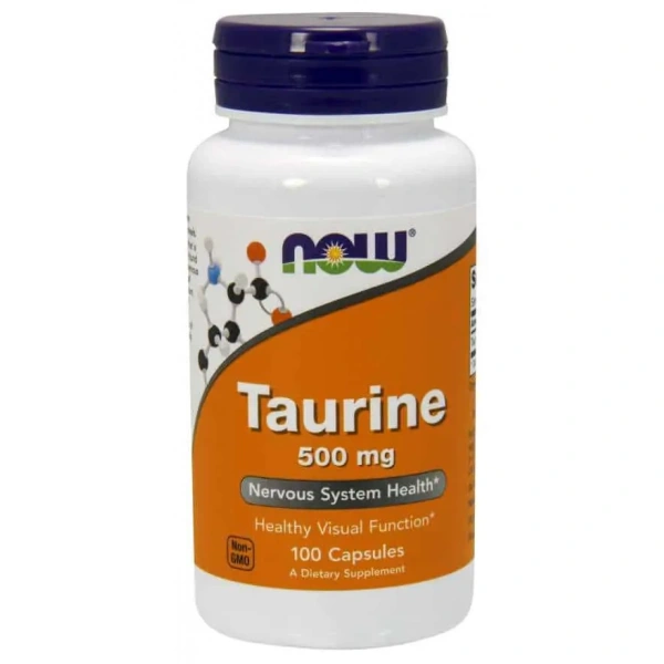 NOW FOODS Taurine 500mg 100 capsules