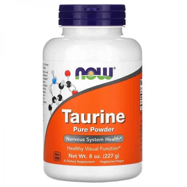 NOW FOODS Taurine Pure Powder (Visual function) 227g
