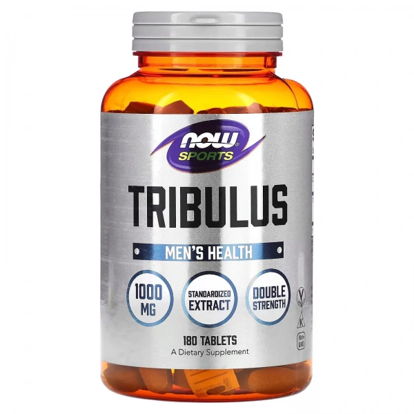 NOW SPORTS Tribulus 1000mg - 180 vegan tablets