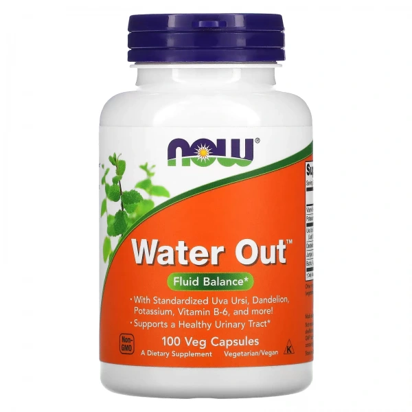 NOW FOODS Water Out™ (Supports a Healthy Urinary Tract) 100 vegan capsules