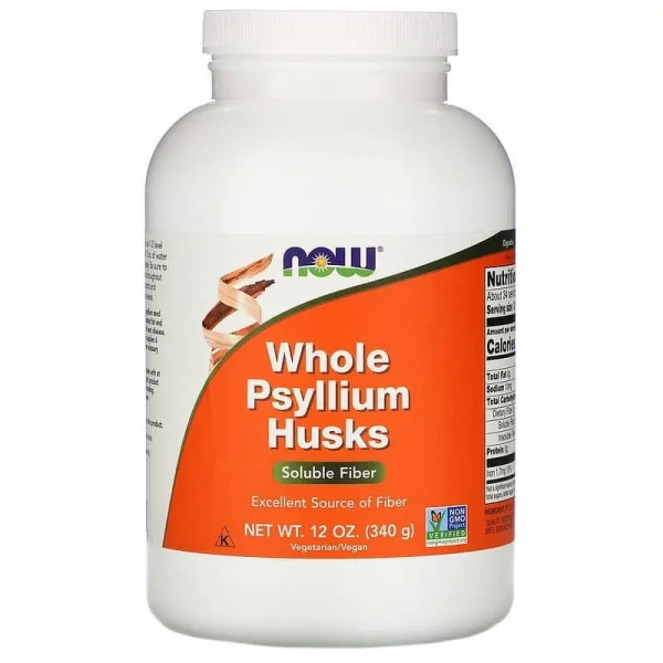 NOW FOODS Whole Psyllium Husks Powder - 340 gram