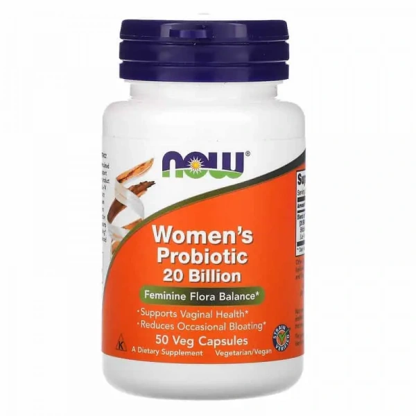 NOW FOODS Women's Probiotic 20 Billion 50 Vegetarian Capsules