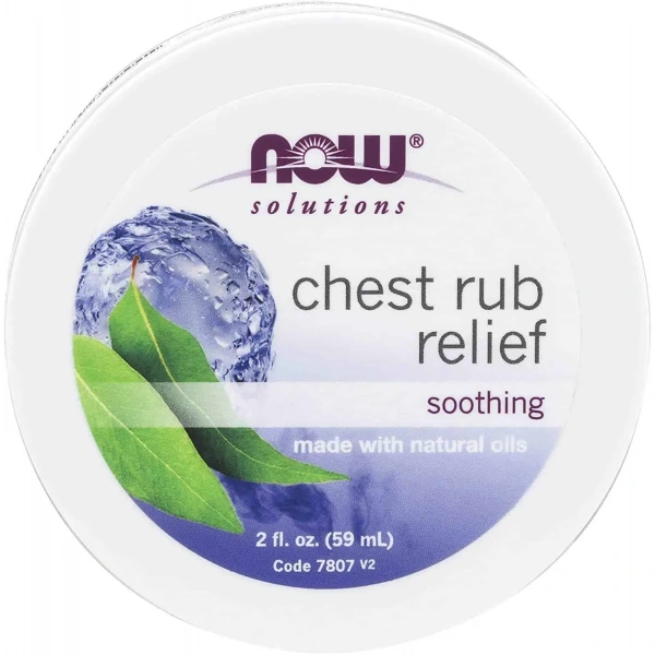 NOW SOLUTIONS Chest Rub Relief (Maść rozgrzewająca) 59ml