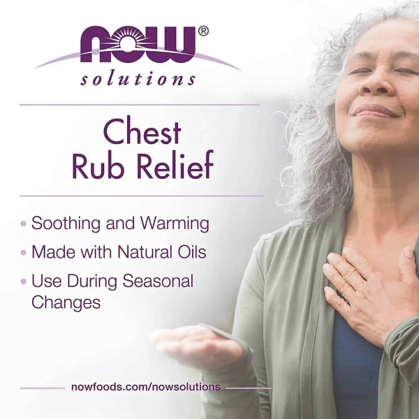 NOW SOLUTIONS Chest Rub Relief 2 fl. oz. (59ml)