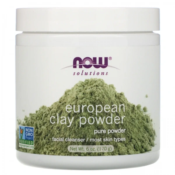 NOW SOLUTIONS European Clay Powder (Glinka zielona w proszku) 170g