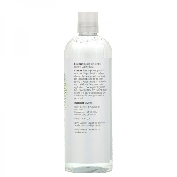 NOW SOLUTIONS Vegetable Glycerin 473ml
