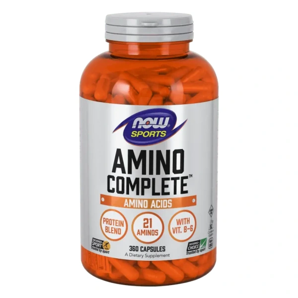 NOW SPORTS Amino Complete (Amino Acids + Protein) 360 capsules