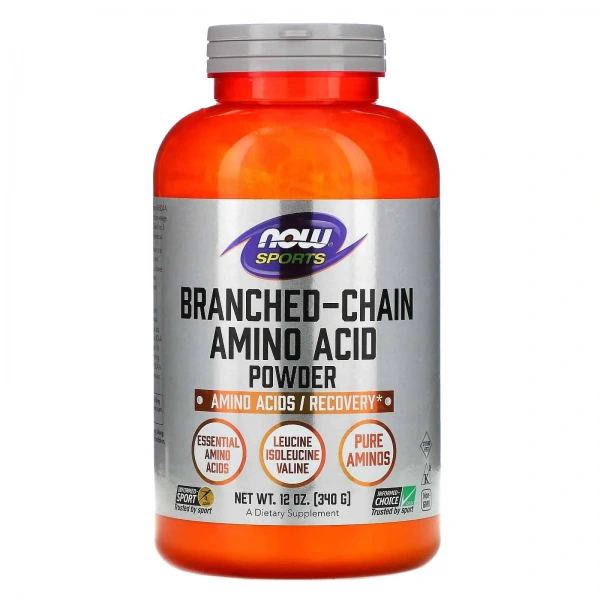 NOW SPORTS Branched Chain Amino Acid Powder (BCAA) 340g
