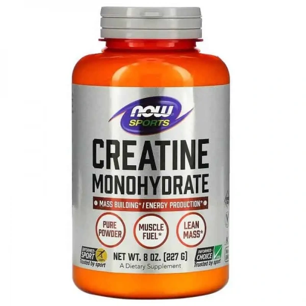 NOW SPORTS Creatine Monohydrate Powder 8 oz. (227g)